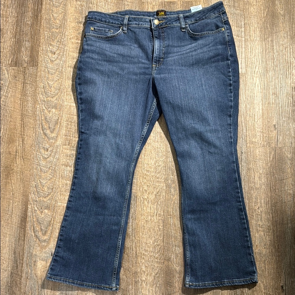 Lee Women's Dark Blue Flare Jeans